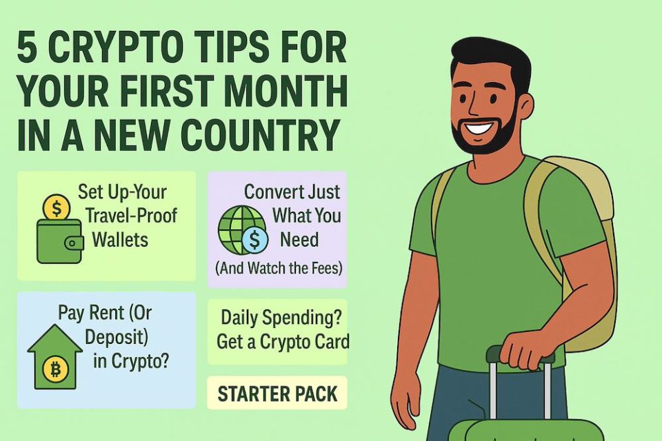 5 crypto tips - relocation starter pack