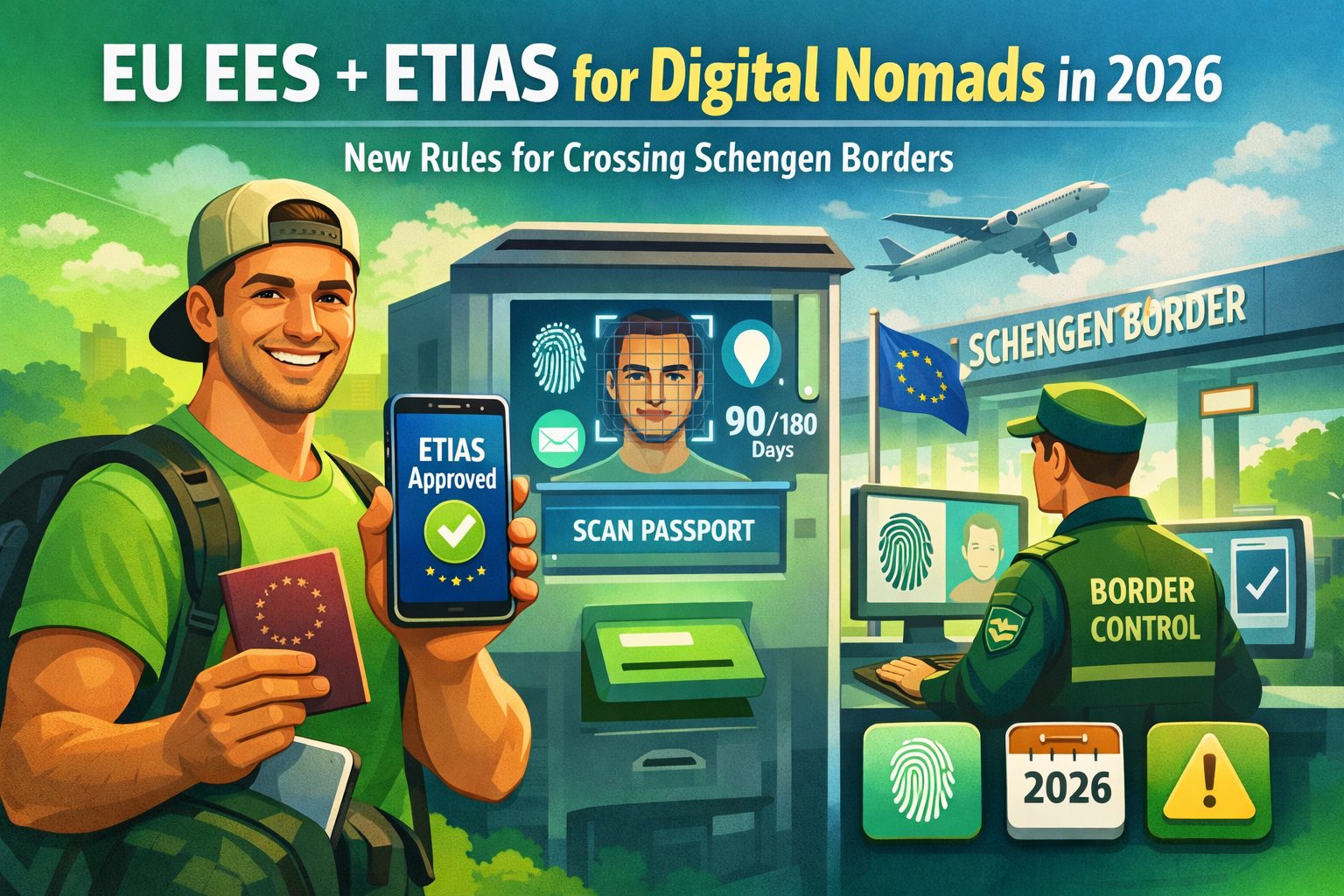 EU ETIAS for digital nomads - guide with a checklist