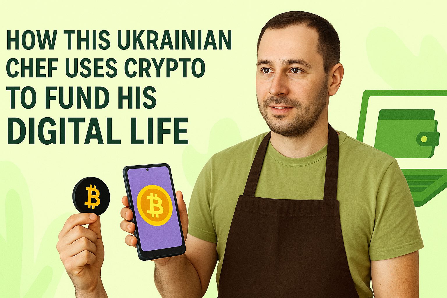 crypto life interview - Ukrainian chef and marketer