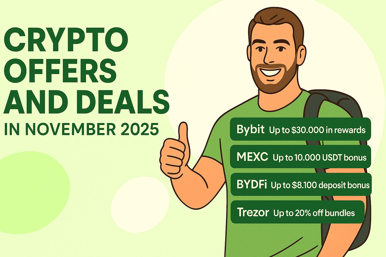 crypto offers and deals - November 2025