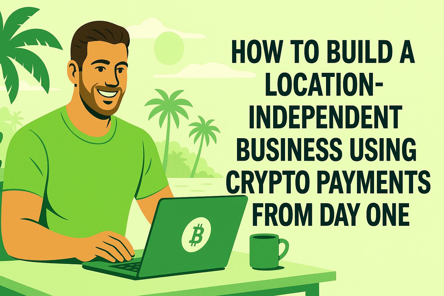 crypto payments for a location-independent business, freelancers and consultants