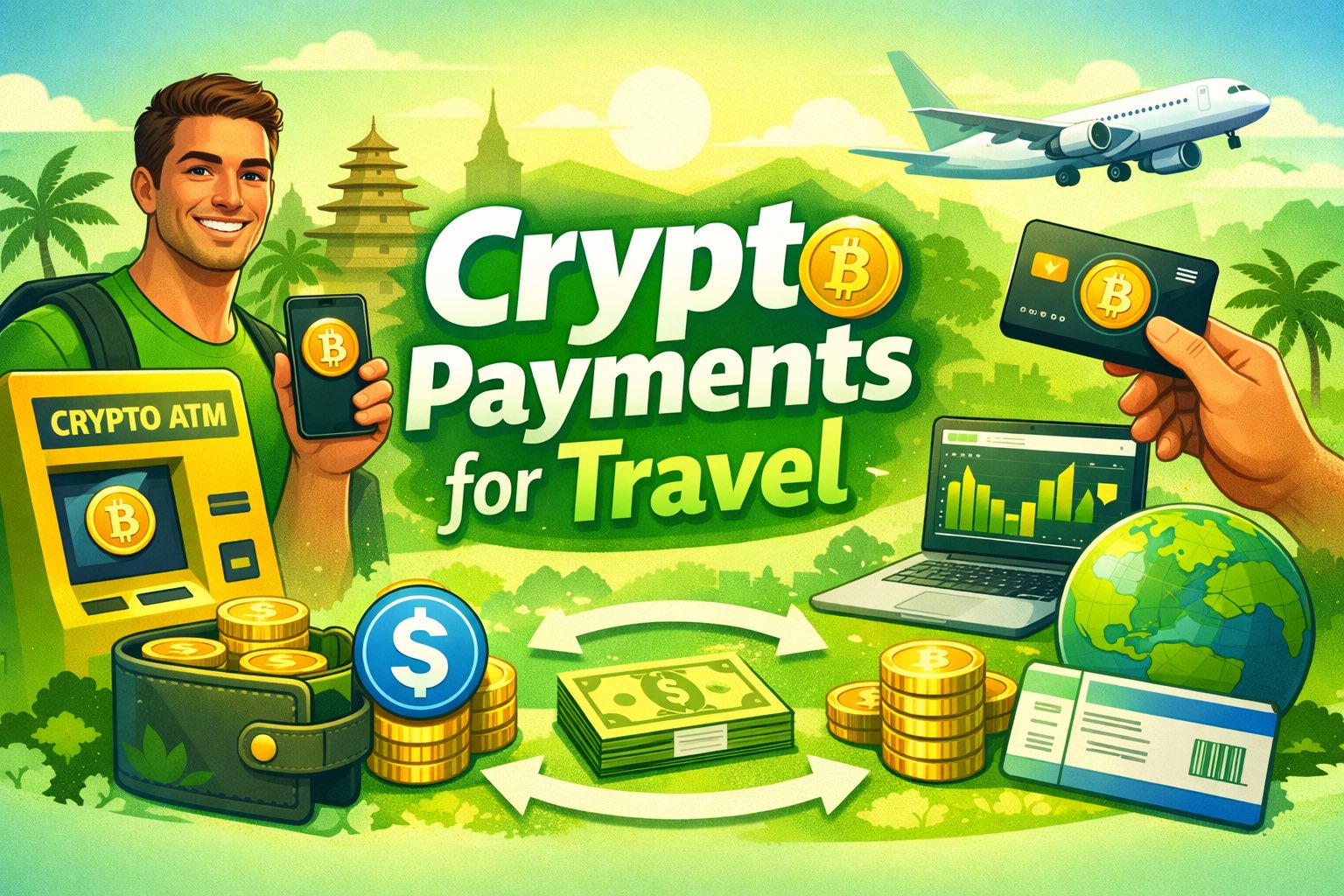 crypto payments for travel - DeFi nomads guide