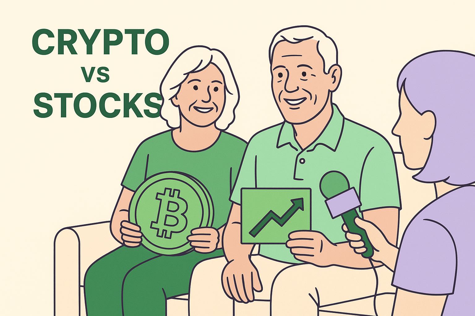 crypto vs stocks - interview with a retired couple