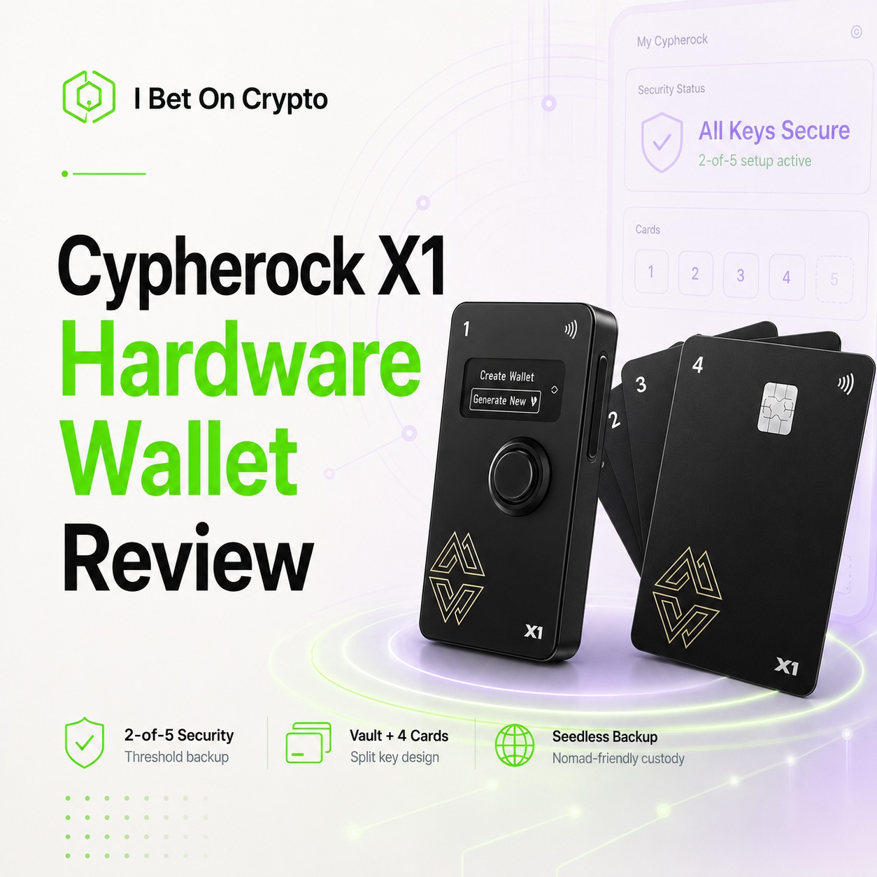 Cypherock hardware wallet review - update July 2026