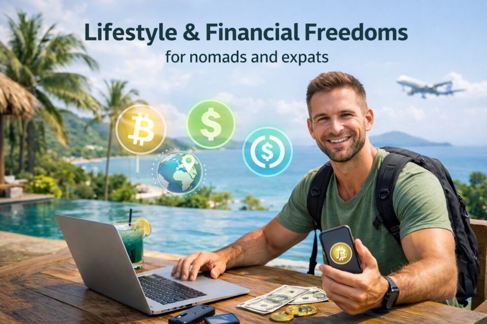 Freedom for nomads and expats: achieve both lifestyle and financial freedoms