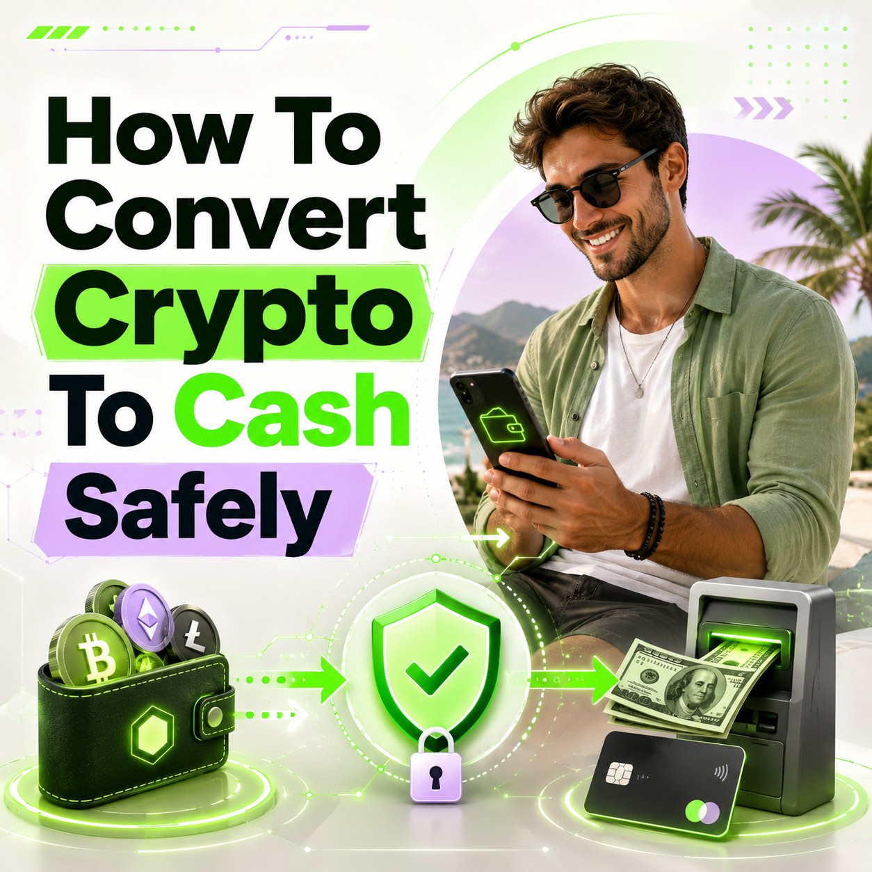 how to convert crypto to cash safely