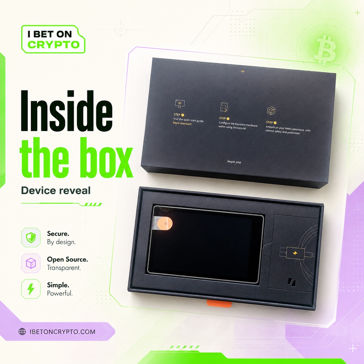 inside Keystone 3 pro bundle pack