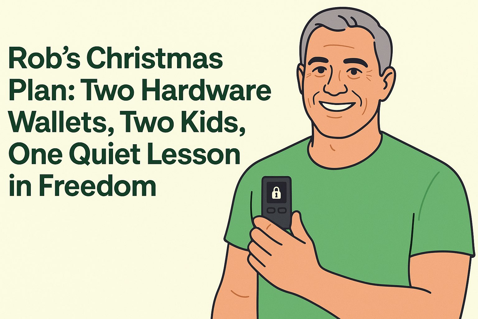 Rob's Christmas Plan: Two Hardware Wallets