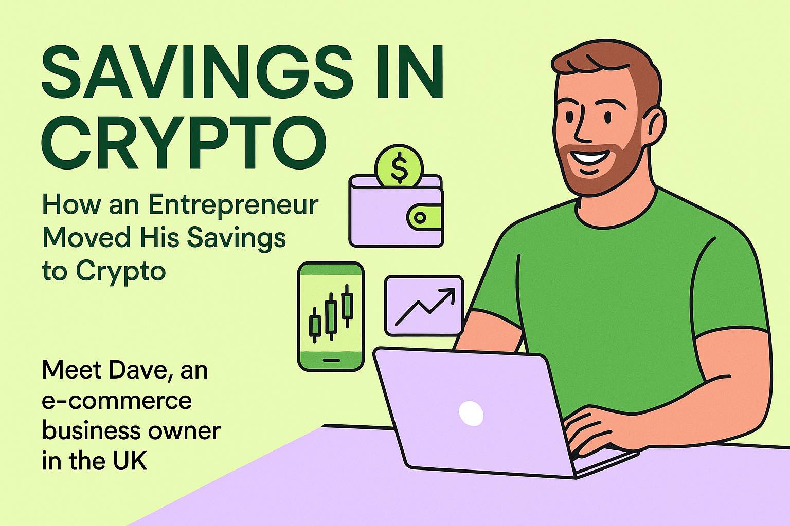 savings in crypto - interview with Dave