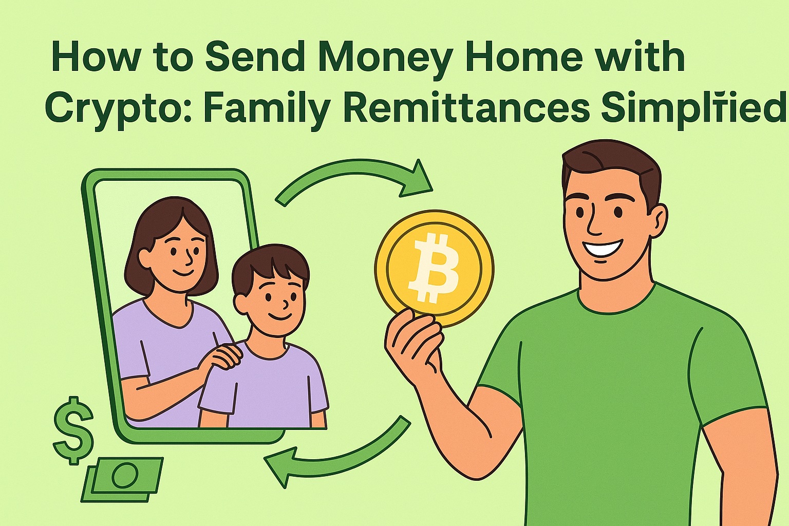 send money home with crypto - guide