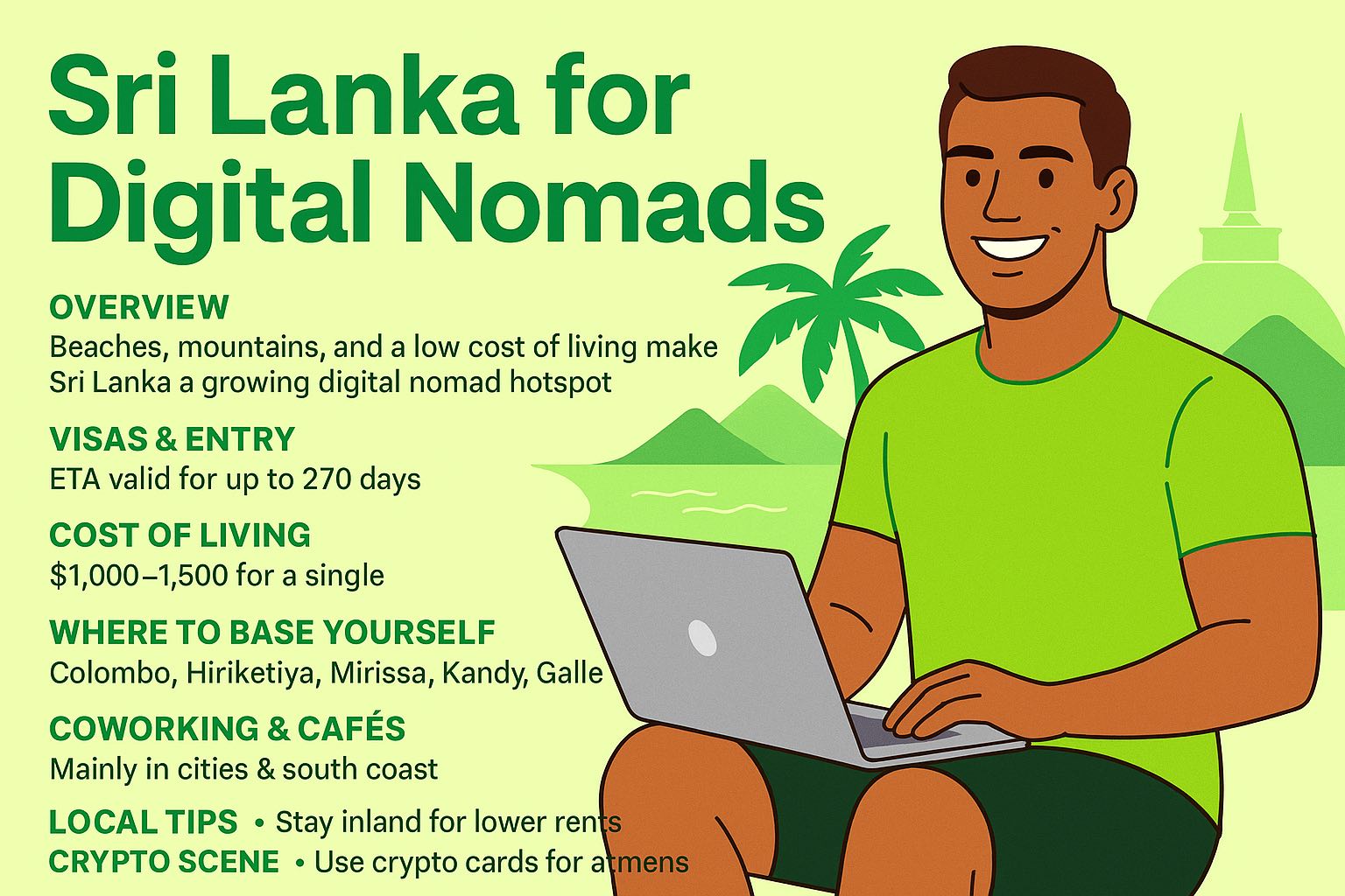 Sri Lanka for digital nomads - review