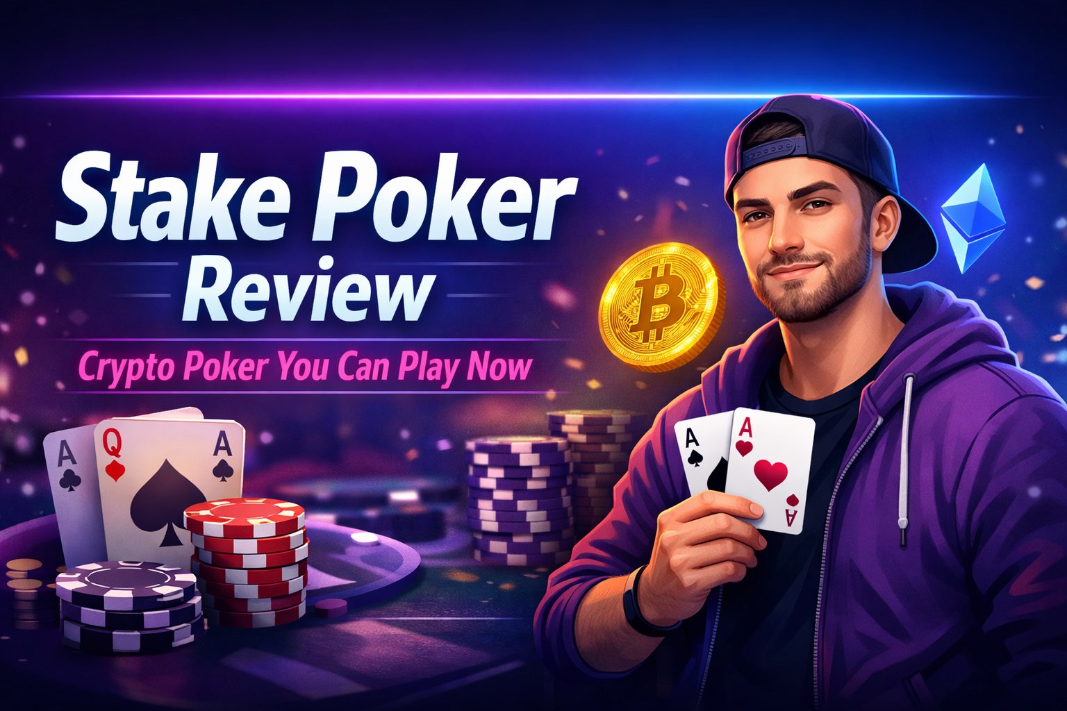 Stake Poker Review - play crypto poker