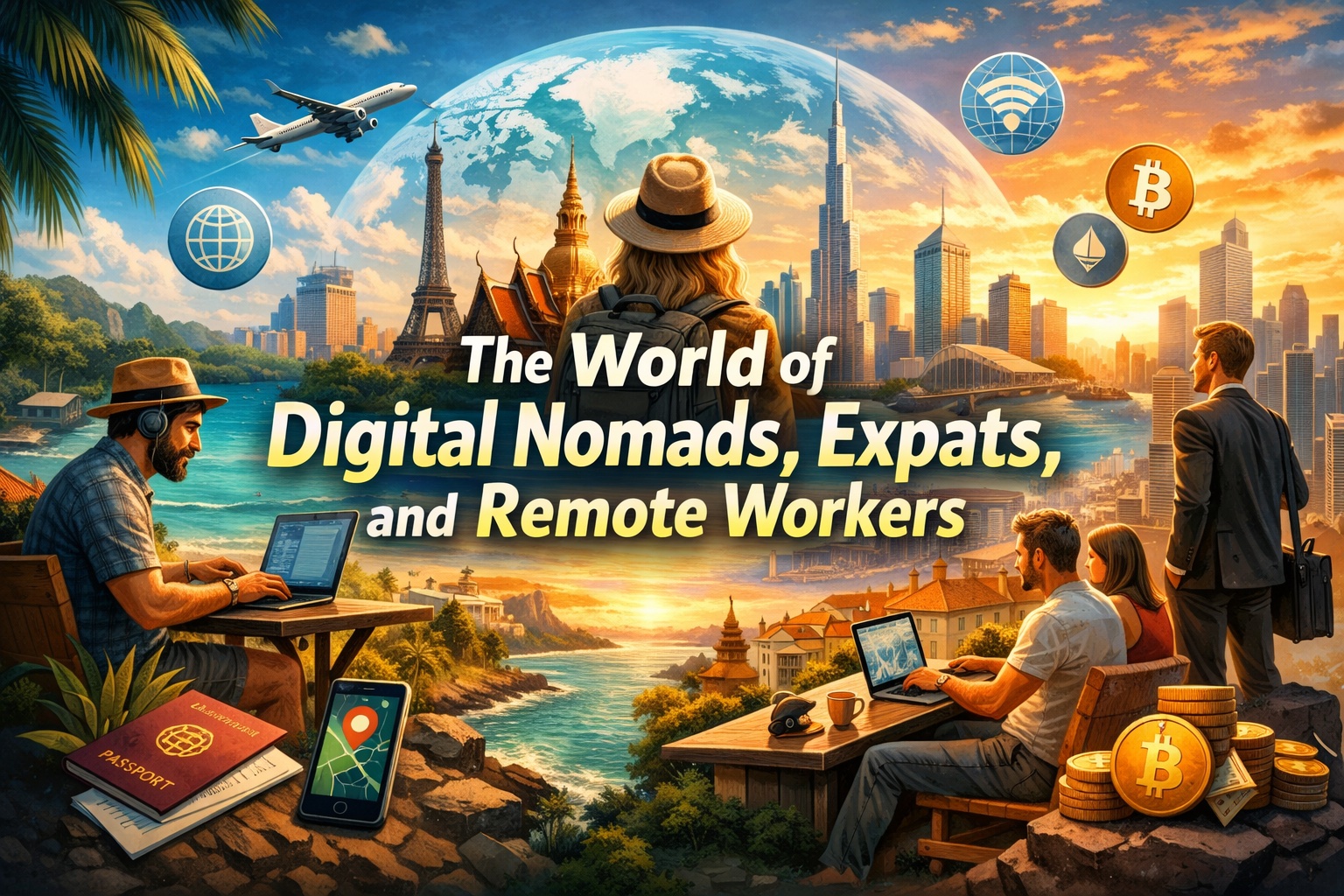 the world of digital nomads, expats and remote workers