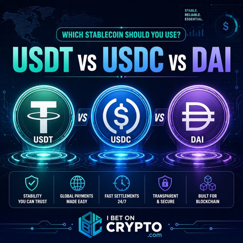 Which stablecoin should you use - USDT vs USDC vs DAI